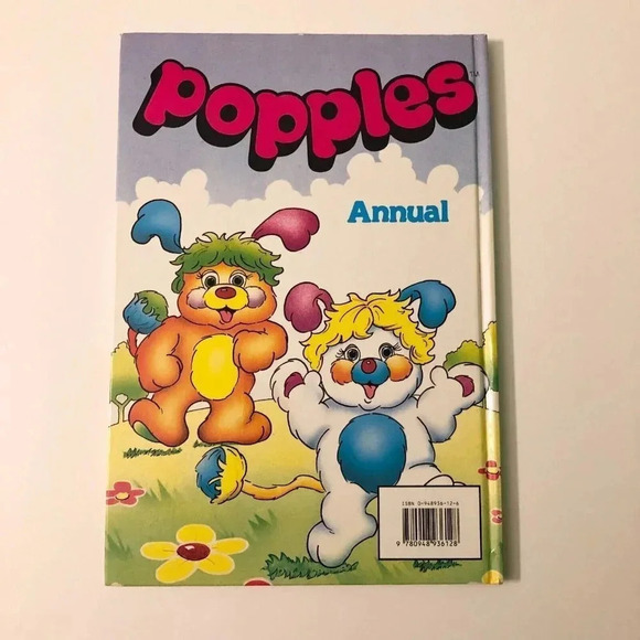 Vtg 1987 Popples Annual Marvel Book  Etta Saunders - Picture 2 of 16